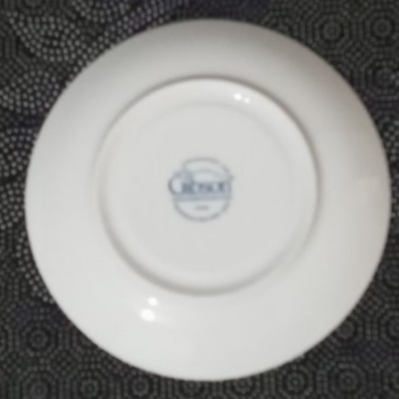 2 Gibson Designs Christmas Treasures SAUCERS PLATE - Picture 6 of 9